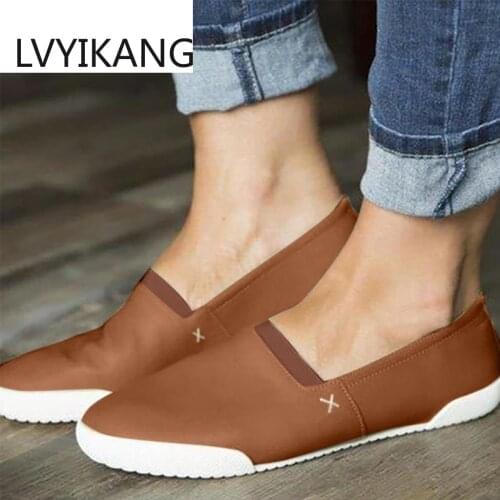 Women Flats shoes 2020 New Loafers solid Color Slip on Flat Shoes Ballet Flats Comfortable Ladies shoes
