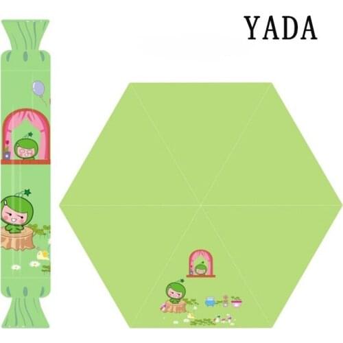 YADA Creative Cartoon Candy Umbrella 3 Folding Candy&Wine Bottle Shape Umbrella For Kids Sun-rain UV Mini Umbrellas Gifts YS853