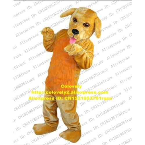 Yellow Dog Beagle Labrador Pit Bull Terrier Mascot Costume Adult Cartoon Character Farewell Banquet Grand Bodog Casino zz8116