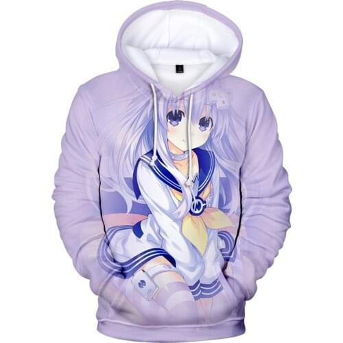 Hyperdimension Neptunia 3D Hoodies Sportswear Tops Women/Men Sweatshirt Hoodie Casual Fashion Coat Boys Girls Clothing New Hoody