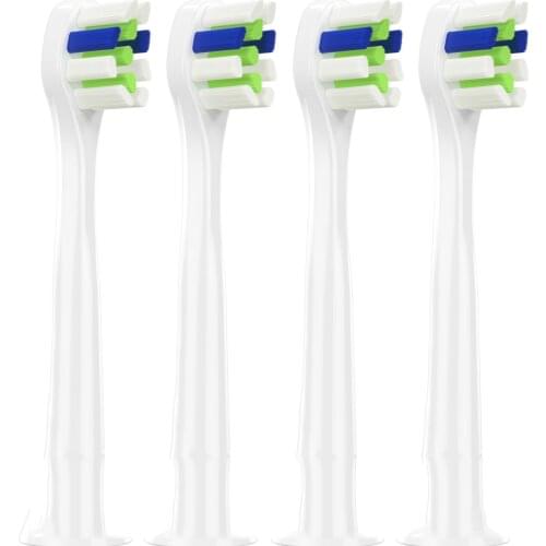 4 Pcs Toothbrush Heads Compatible with Philips Sonicare Replacement Brush Heads, Fits 2 Series, Flexcare, EasyClean
