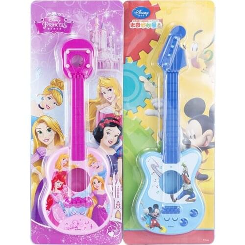 Disney Mickey Mouse& Princess 4 String Toys Mini Guitar Kids Musical Instrument Educational Toy ChildrenS Intellectual Toys