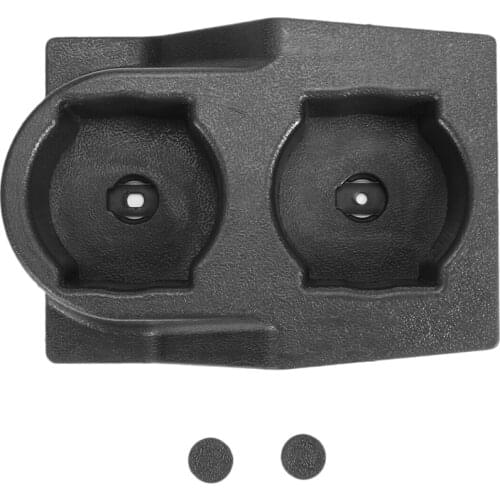 Car Front Center Console Dual Water Cup Holder Insert Black for Nissan GQ Patrol Y60 1988-1997 4WD 4X4