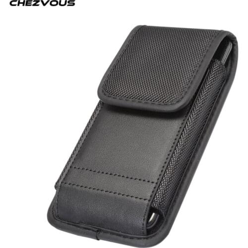 Phone Pouch For iPhone X XS 11 11pro max Case Belt Clip Holster Leather Cover Bags for Huawei P30 20 Mate10 20 pro Card Holder