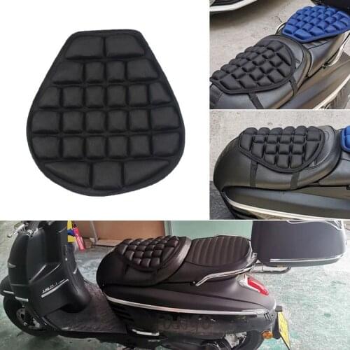 Motorcycle Seat Cover Air Pad Motorcycle Air Seat Cushion Cover Pressure Relief Protector for Cruiser Sport Touring Saddles