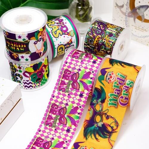 DIY Shrovetide Printed Grosgrain Ribbon For Craft Supplies Sewing Accessories 5 Yards, Planar Resins Mold 10 Pieces. 18240