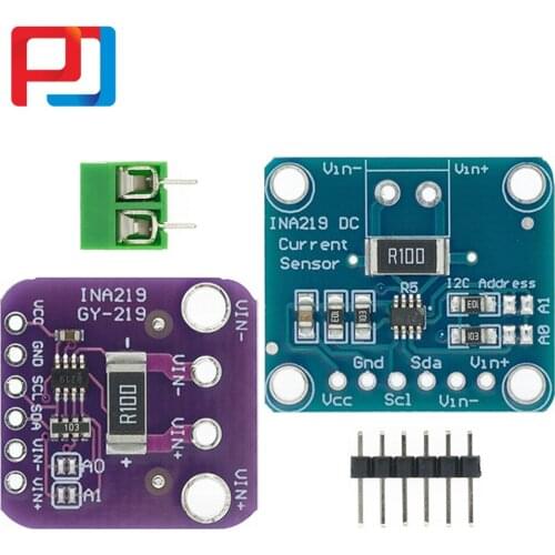 SOT23 INA219 Bi-directional DC Current Power Supply Sensor Breakout Module PULAR DIY 3V-5V IIC I2C Power Monitoring Sensor