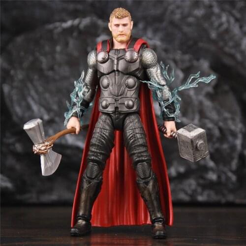 Marvel Legends Thor 6" Scale Action Figure GOTG Storm Breake Sword Mjollnir Doll Toys Model