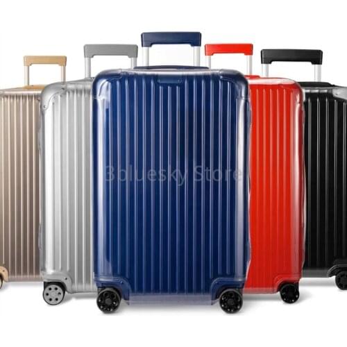 Custom Trunk Protector Cover for Rimowa Clear PVC Suitcase Trolley Cabin Protective Skin with Zipper Closure Water Scratchproof