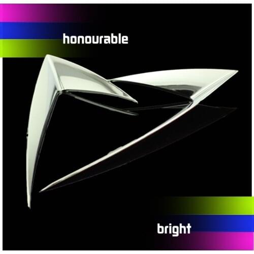 Classic CruzeABS Chrome Headlight Trim Sticker Lamp Eyebrow Cover Decoration Strip Stickers for Chevrolet Cruze Sedan Hatchback