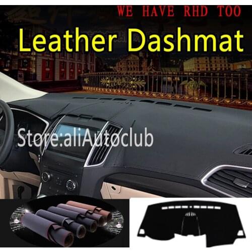 For ford edge endura G2 2016 2017 2018 2019 2020 Leather Dashmat Dashboard Cover Dash Mat Sunshade Carpet Car Styling car auto