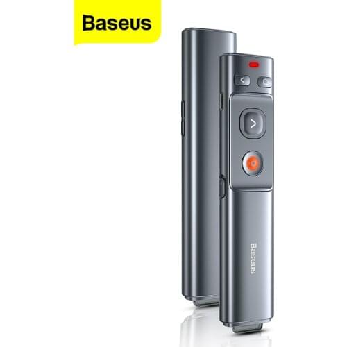 Baseus Wireless Presenter Laser Pointer USB C Charging Adapter Projector Powerpoint Slide Remote Control Infrared Presenter Pen