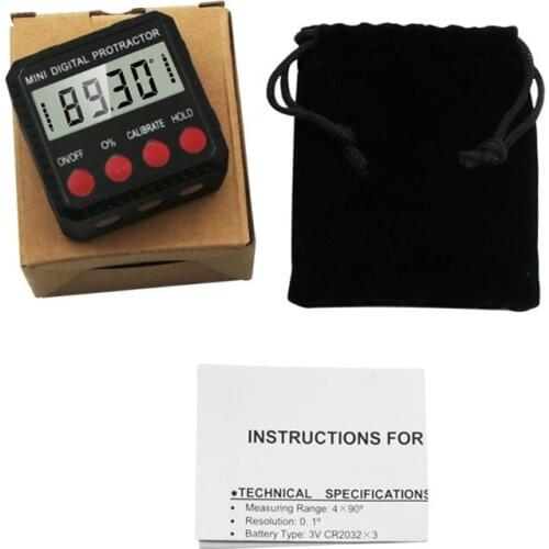 Magnetic Horizontal Angle Meter Finder Digital Display Protractor Inclinometer
