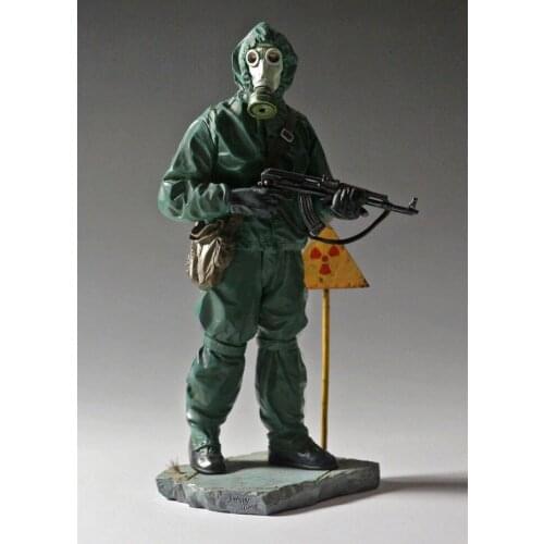 1/16 Scale Modern Russian Biochemical Soldiers Miniatures Resin Model Kit Figure Free Shipping