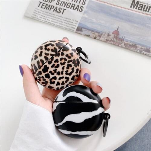 Fashion Leopard Silicone Case for Huawei FreeBuds 3 Earphone Cover Cute Zebra pattern Charging Box Cases Headphone Funda