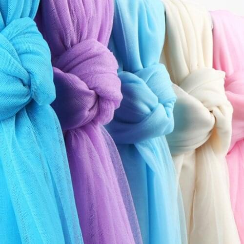 Soft Mesh Fabric Mosquito Net Cloth Wholesale Clothing Skirt Sewing Material Encryption Lace Mesh Yarn Fabrics by the Meter