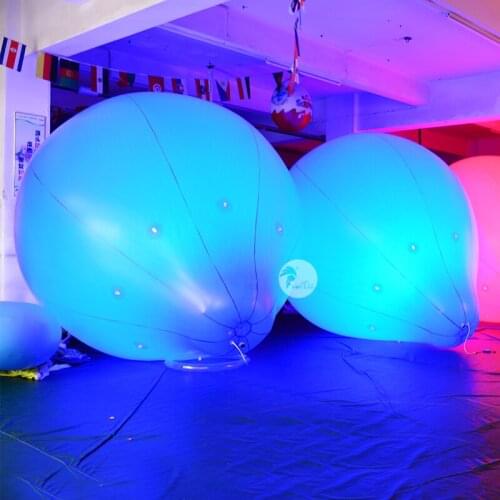 Outdoor Commercial Celebration Party Decoration LED Inflatable Lift Advertising Balloon