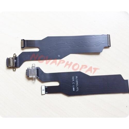 10pcs/lot Novaphopat For Huawei P20 USB Dock Charging Charger Port LCD Connector Flex Cable Main Ribbon Replacement