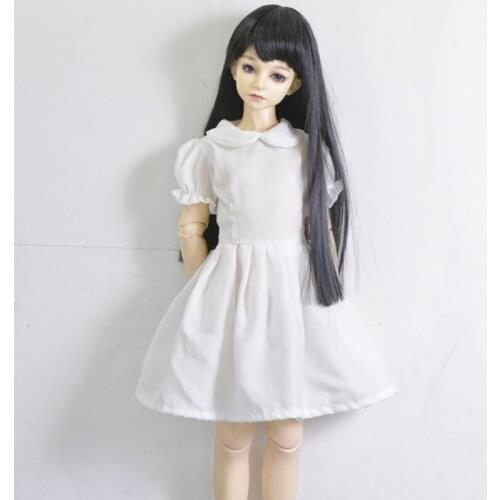 Doll Clothes Skirt White Dress Doll Accessories For 1/3 1/4 1/6 BJD SD Clothes For Girls Clothing Toys For Children Girl Skirts