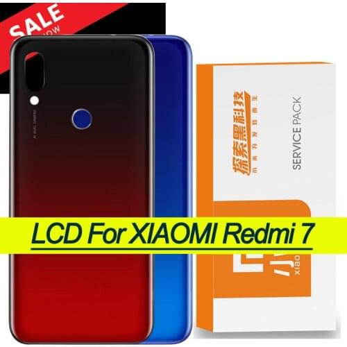 Original Back Housing Replacement for Xiaomi Redmi 7 Back Cover Battery Glass adhesive Sticker forXiaomi Redmi 7 case