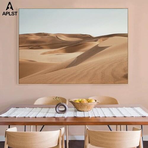 Sahara Desert Canvas Posters & Prints Landscape Print Painting Nordic Kids Nursery Home Decor Wall Art Picture for Living Room