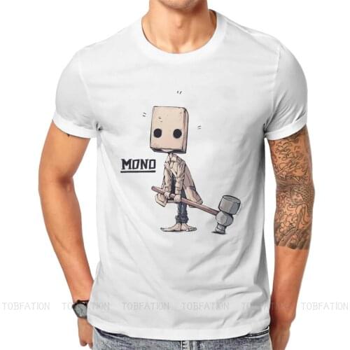Mono Hammer Little Nightmares Game Tshirt Graphic Punk T shirt Tops Homme Pure Cotton Oversized Tees Tops