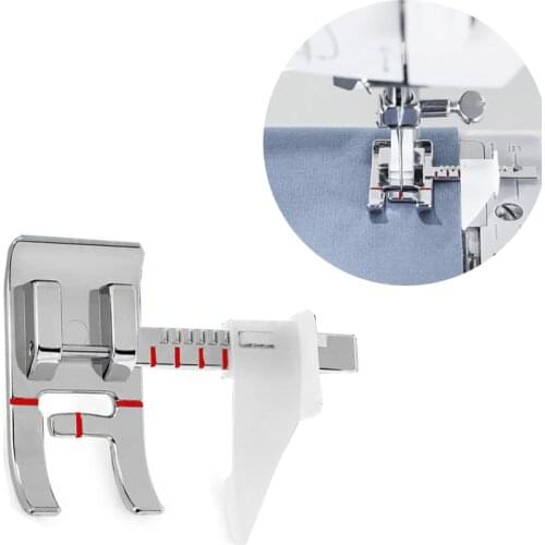 Adjustable Guide Foot Snap On For Brother,Singer,Husky,Babylock,Kenmore,Janome,Elna P86708