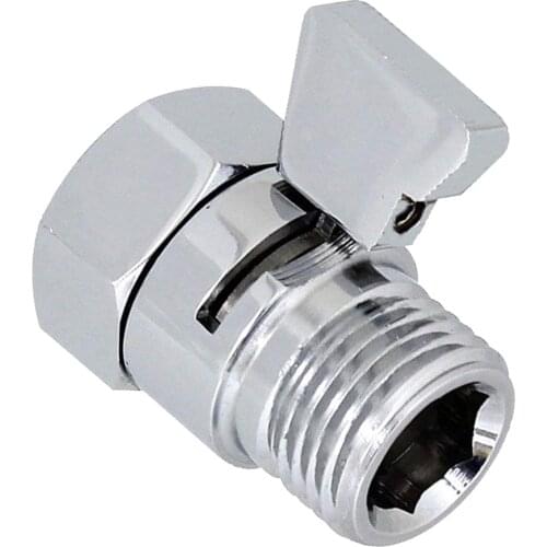 Bathroom Shower Arm Diverter Valve Shower Head Bidet Sprayer Shut-Off Valve