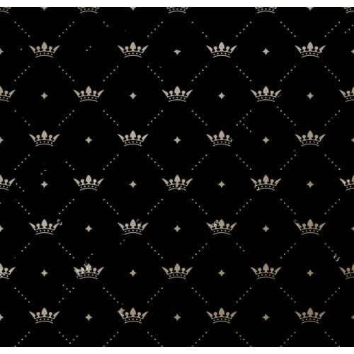 King Crowns Black photo backdrop Vinyl cloth High quality Computer print party photography backgrounds