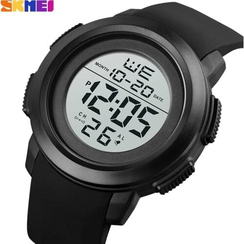 SKMEI Mens LED Digital Digital Watches Sports Chrono Electronic Male Gift Clock Military Waterpoof Wristwatch Relogio Feminino