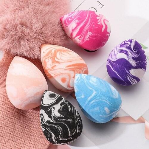 Hot New Makeup Foundation Sponge Makeup Cosmetic puff Powder Smooth Beauty Cosmetic make up sponge Puff Wet & Dry Dual Use