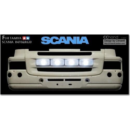 TAMIYA 1:14 scania tractor trailer lighting grid (plated version) (only light)