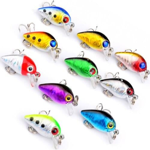 1Pcs Hard Fishing Lures 1.6g2.6cm Sinking Jerkbait VIB Rattlin Hook Wobblers Deep Dive Sinking Sea Ocean Artificial Plastic Bait