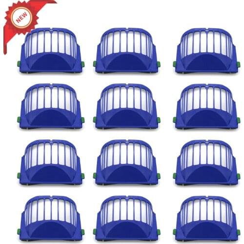 12 / 6pcs hepa filter suitable for IROBOT ROOMBA 500 600 SERIES AEROVAC FILTER 528 536 551 552 564 580 595 620 630 650