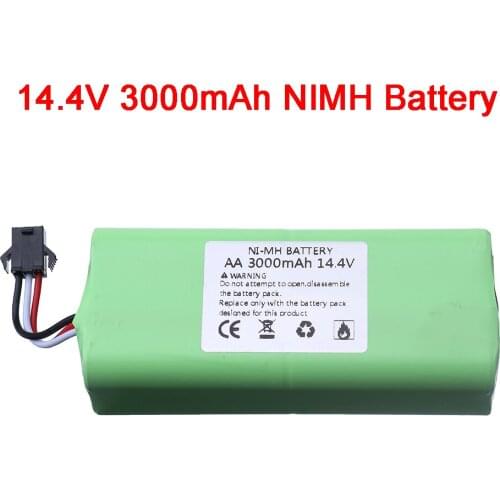 Ni-MH 14.4V 3000MAH battery For Ecovacs Mirror CEN360 Seebest D730 D720 Vacuum Cleaner Robot AA rechargeable battery cell Packs