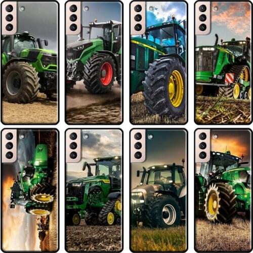 Farm Vehicle Tractor Phone Case For Samsung Galaxy S21 S20 Ultra Note 20 Note 10 S8 S9 S10 Plus S20 FE Coque