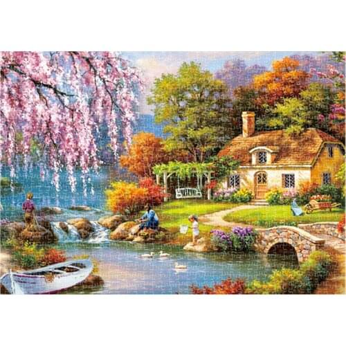 Hot 1000 Pieces MINI Jigsaw Puzzles Educational Toys Educational Puzzle Toy For Kids/Adults Christmas Halloween Gift