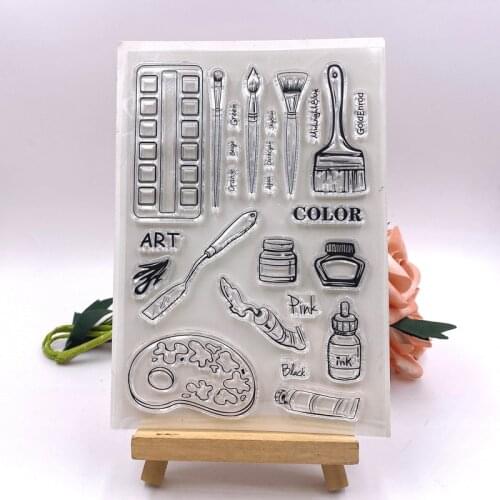KLJUYP Painting Clear Stamps Scrapbook Paper Craft Clear stamp scrapbooking