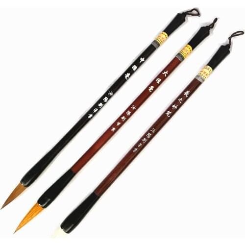 Ruyang Liu Chinese Calligraphy Brush Traditional Brush Pen Set Weasel Hair Chinese Painting Brush the Scholars Four Jewels