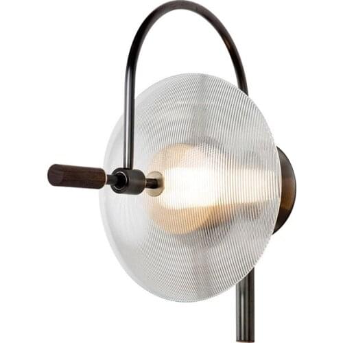 Creative glass wall lamp modern minimalist aisle background wall lamp creative personality bedside lamp