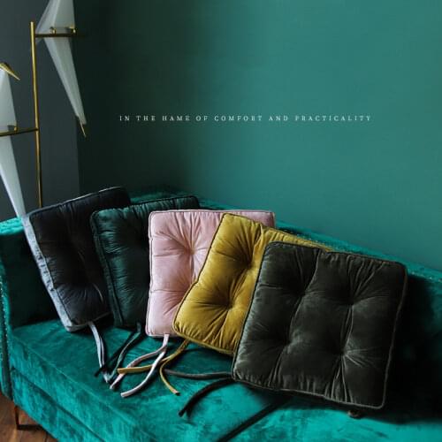 Nordic Style Fashion Velvet Rope Cushion Comfortable Home Cushion High-End Luxury Hotel Model Room Decoration