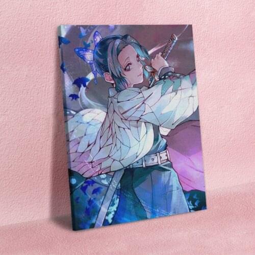 Wall Art Home Decor Demon Slayer Kimetsu No Yaiba Canvas Print Painting Anime Role Modular Picture Posters Modern BedRoom Frame