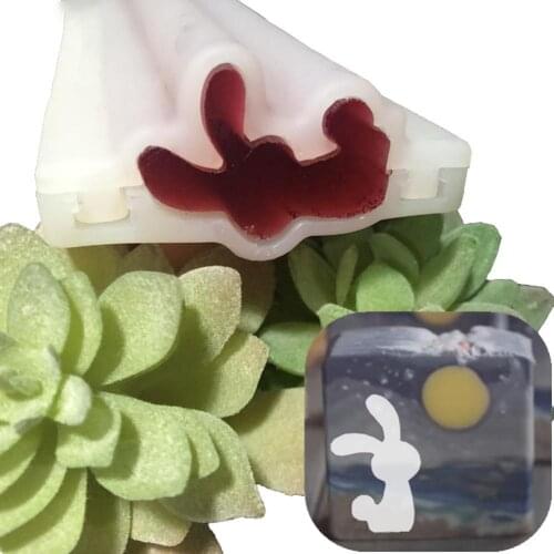 New Rabbit Silicone Mold Cake Decoration Tool Animal Fondant Molds Chocolate Gumpaste Soft Ceramics Kitchen Cooking Mould