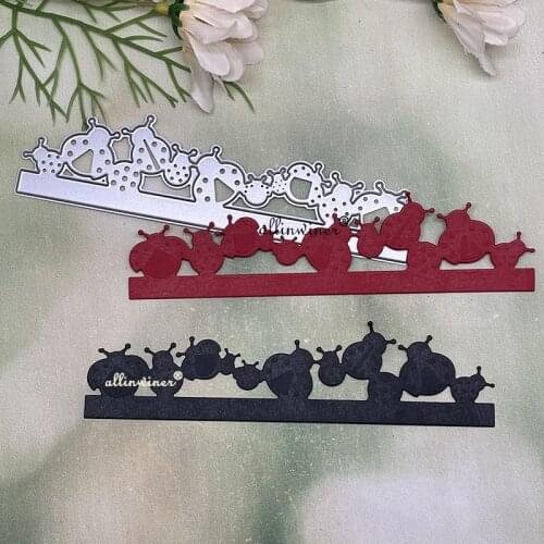 New Insect strip frame Metal Cutting Dies for DIY Scrapbooking Album Paper Cards Decorative Crafts Embossing Die Cuts