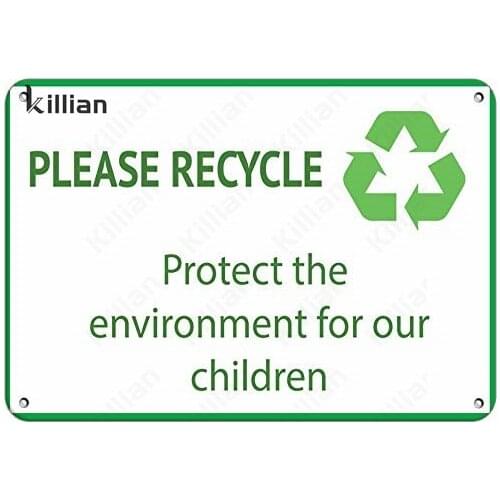 Plastic Products Metal Plaque Warning Metal Painting Public Place Metal Plate Basement Garage Home Decoration Metal Poster