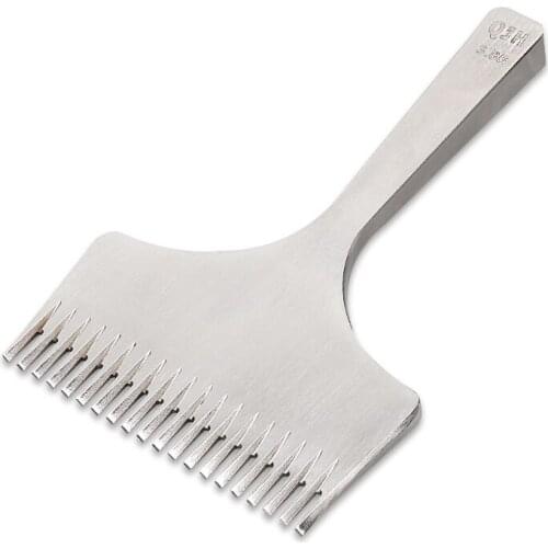 2.7/3.0/3.38/3.85mm Spacing Punch Tool 20 teeth For Leather Hole Punches Tool Lacing Stitching Sewing DIY Leather Craft Tools