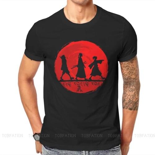 Samurai Unique TShirt Samurai Champloo Manglobe Mugen Jin Fuu Anime Top Quality New Design Gift Idea T Shirt Stuff Hot Sale