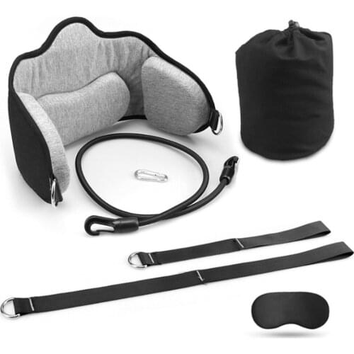 Neck Head Hammock Text Cervical Back Shoulder Pain Relief With Eye Mask Durable Safety Office Workers Drivers Home Office Travel