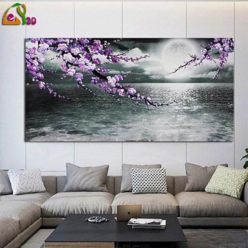 Sunshine and Green Tree Diamond Embroidery Mosaic Natural Forest Landscape full square Diamond Painting for Room Decor