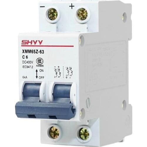 Solar DC Circuit Breaker 1P 1A- 63A DC250V. Photovoltaic breaker for solar energy systerm. Free shipping